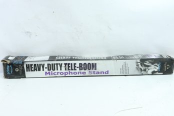 Heavy Duty Tele Boom Microphone Stand 9lbs Of Steel