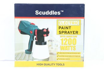 Scuddles Electric Paint Sprayer, 1200 Watt High Power HVLP Home, And Outdoors