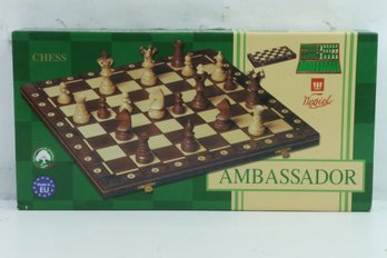 Wegiel Handmade European Ambassador Chess Set New