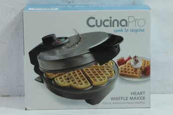 Waffle Maker By Cucina Pro - Non-Stick Waffler Iron With Adjustable Browning New