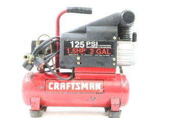 Craftsman 2 Gal Horizontal Portable Air Compressor 125 Psi 0.33 HP