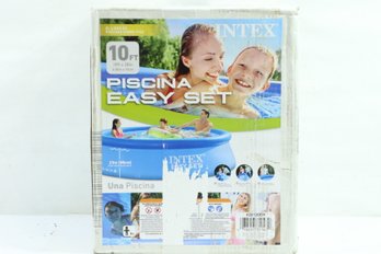 Intex Easy Set 10 Foot X 30 Inch Above Ground Inflatable Round Swimming Pool