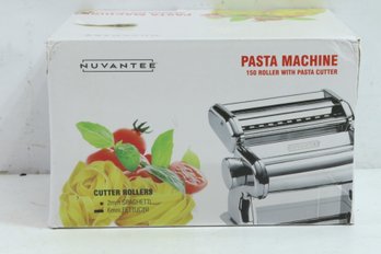 Nuvantee Pasta Maker Machine - Adjustable Crank Roller & Attachments