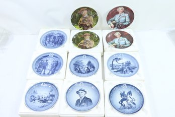 Group Of Vintage Royal Copenhagen Plates