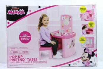 Minnie Mouse Happy Helpers Pop Up Pretend Activity Table Set With One Chair Pink