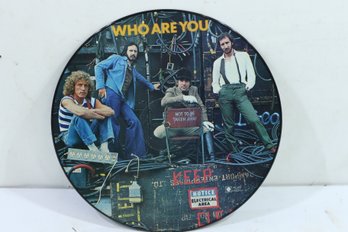 The Who 'Who Are You' (p)(c)1978 Picture Disc Original Vinyl Record