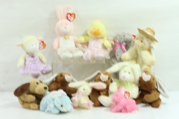 Group Of 15 Easter Beenie Babies New With Tags