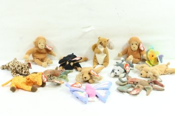 Group Of 13 Small McDonalds Beenie Babies New With Tags