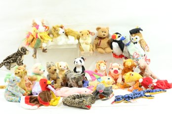 Group Of 30 Beenie Babies With Tags
