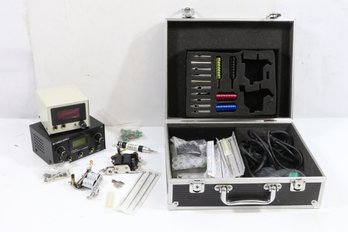 Group Of Tattoo Items Includes 2 Guns 2 Power Supplies And Many Accessories