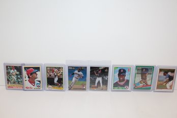 6 Vintage Red Sox Baseball Cards & 5 Manny Ramirez Cards ( Rookie Cards)