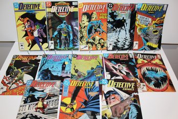 13 Detective Comics - Batman Rules! 1987-1989 - #581, #582, #584, #587-#595, #597