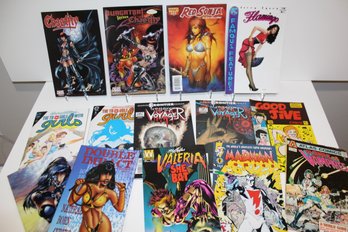 Mature Comics Including Good Jive - Red Sonja - Chastity - Purgatory - Double Impact