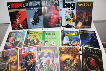 Comics Based On Movies And TV Shows - Big - Man From Uncle - Terminator - Hellboy & More