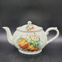 Very Nice Fine Porcelain Teapot By Arthur Woods & Son - England