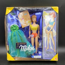 New In Box 1997 Midge 35th Anniversary Reproduction Doll By Mattel