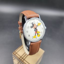 Mens Vintage Manual Mechanical Mickey Mouse Watch