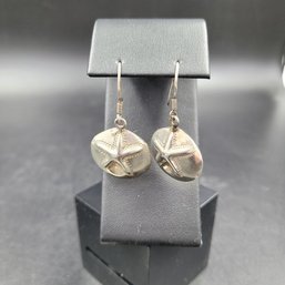 Sterling Silver Starfish Dangle Earrings - Nice!