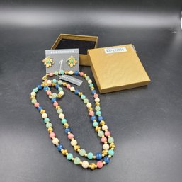 NEW Gorgeous Necklace And Earring Set By Liz Claiborne