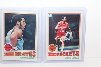 1977-1978 Rookie Adrian Dantley & John Lucas Cards - High Value Dantley Card!