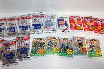 16 Football Packs - Pro- Set Football & Score Football (1989-1991)