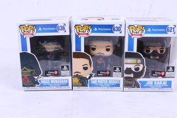 Group Of Three Funko Pop! Play Station New In Box