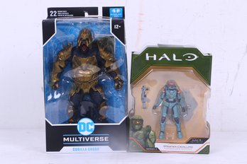 Halo And DC Multiverse Auction Figures New In Boxes