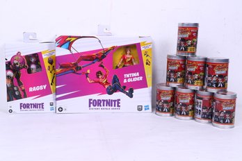 Group Of Street Fighter Knockouts And Fortnite Action Figures New In Boxes