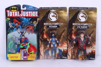 Group Of Three Action Figures New In Boxes