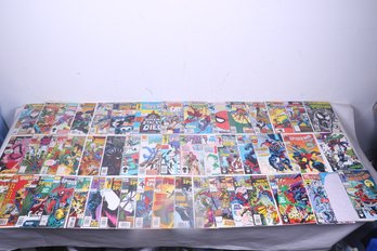 Large Group Of Spiderman Comic Books