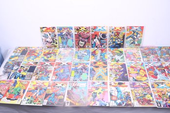 Large Group Of X-factor And X-force  Comic Books