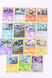 Group Of Holographic Pokmon Cards