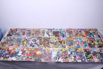 Large Group Of X-man  Comic Books