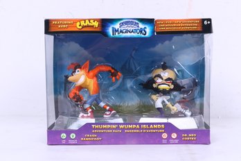 Thumpin' Wumpa Islands Adventure Pack Crash Bandicoot And Dr Neo Cortex Action Figures New In Box