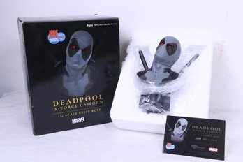Deadpool X-force Uniform 1/2 Scale Rasin Bust Limited 259 Of 1000 New Open Box
