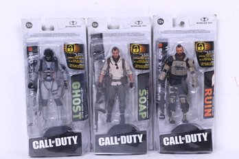 Group Of Three Call Of Duty Action Figures New In Boxes