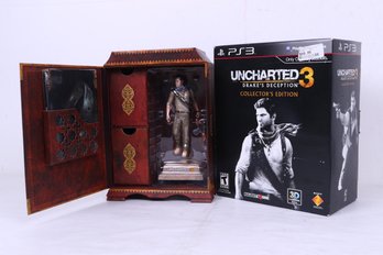 Ps3 Uncharted 3 Drake Deception Collector Edition Action Figure And Extras New In Box