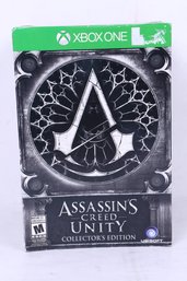 XBox One Assassins Creed  Unity Collectors Edition Action Figure Video Game And Extras New In Box