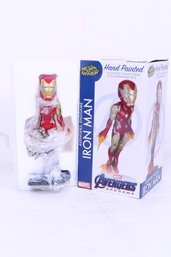 Iron Man Hand Painted Head Knockers Action Figure New Open Box