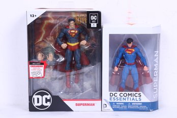 Two Superman Action Figures New In Boxes
