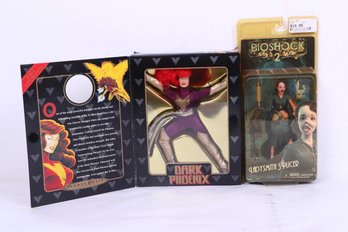Neca Bioshock 2 Ladysmith Splicer And Dark Phoenix Action Figures New In Boxes