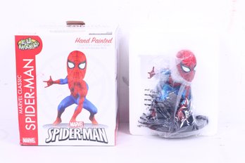 Spiderman Marvel Classic Head Knockers Action Figure New Open Box