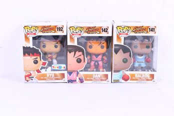 Lot Of Three Funko Pop! Street Fighter New In Boxes