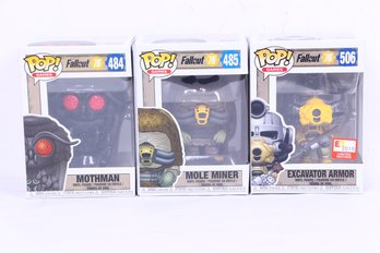 Lot Of Three Funko Pop! Fallout New In Boxes