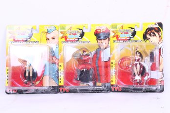 Group Of Three Capcom Vs SNK Series 1  Auction Figures New In Boxes