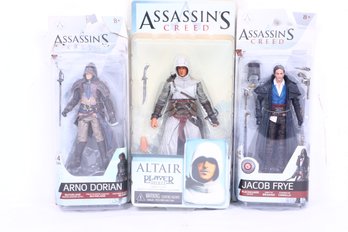 Group Of Three Assassins Creed Action Figures  New In Boxes
