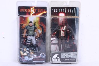 Lot Of Two Resident Evil Action Figures New In Box