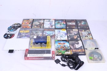 Large Group Of PlayStation 2 And 3 Games And Related Items - Some New
