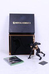 Mortal Kombat Limited Edition Scorpion Figure And Video Game New Open Box