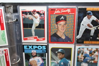 Baseball Card Binder - Over 280 Cards - Smoltz/glavine Error Card - Jeter, Griffey, Frank Thomas